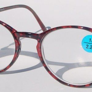 (NWT) Vintage 90's Plastic Combo School Girl Reader +1.25 (S.Burgundy)